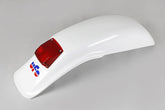 UFO Universal Rear Fender With Tail Light - White